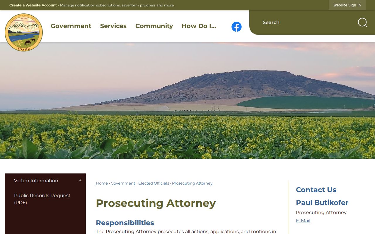 Jefferson County criminal court cases prosecuting attorney office